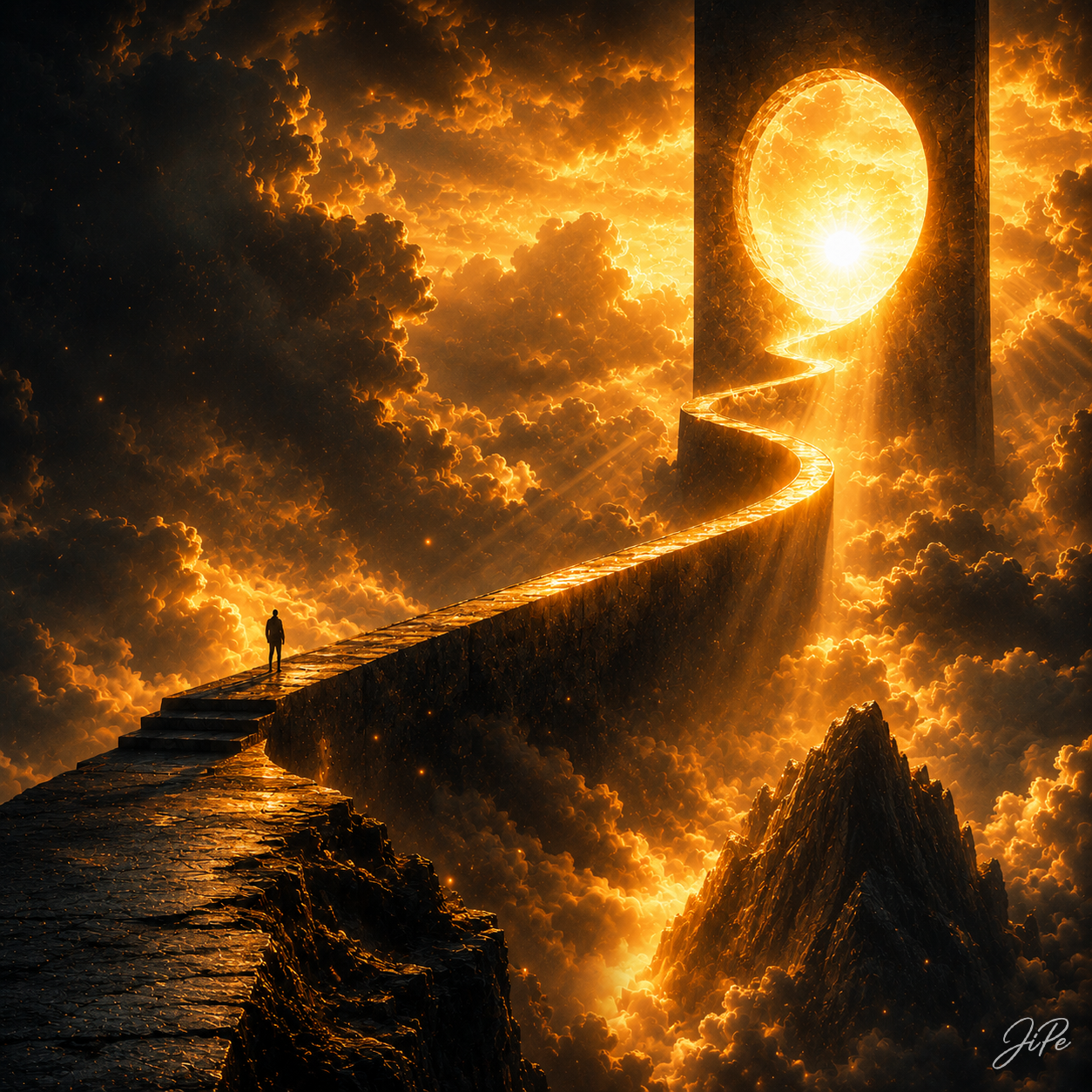 A Journey to the Glowing Portal