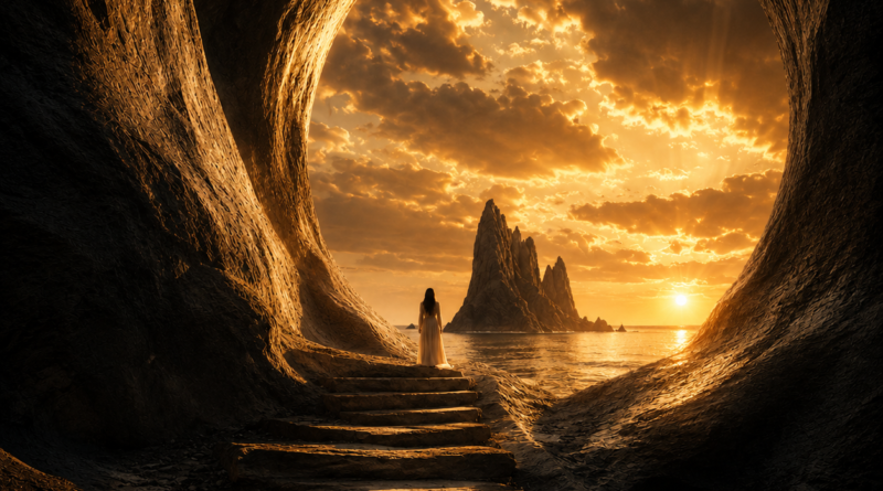 Alone at the Cliff's Edge