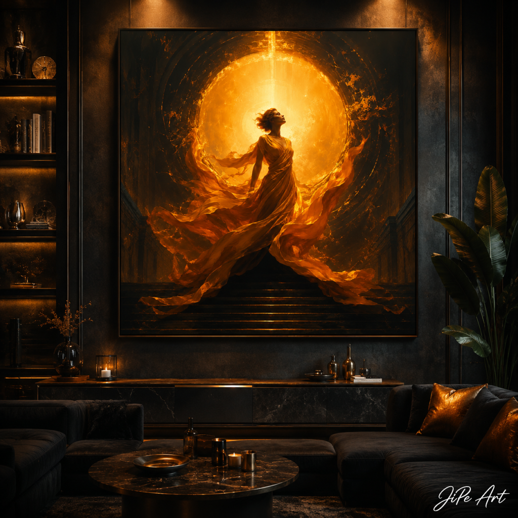 The Flame of the Golden Gate - Interior Art Mockup