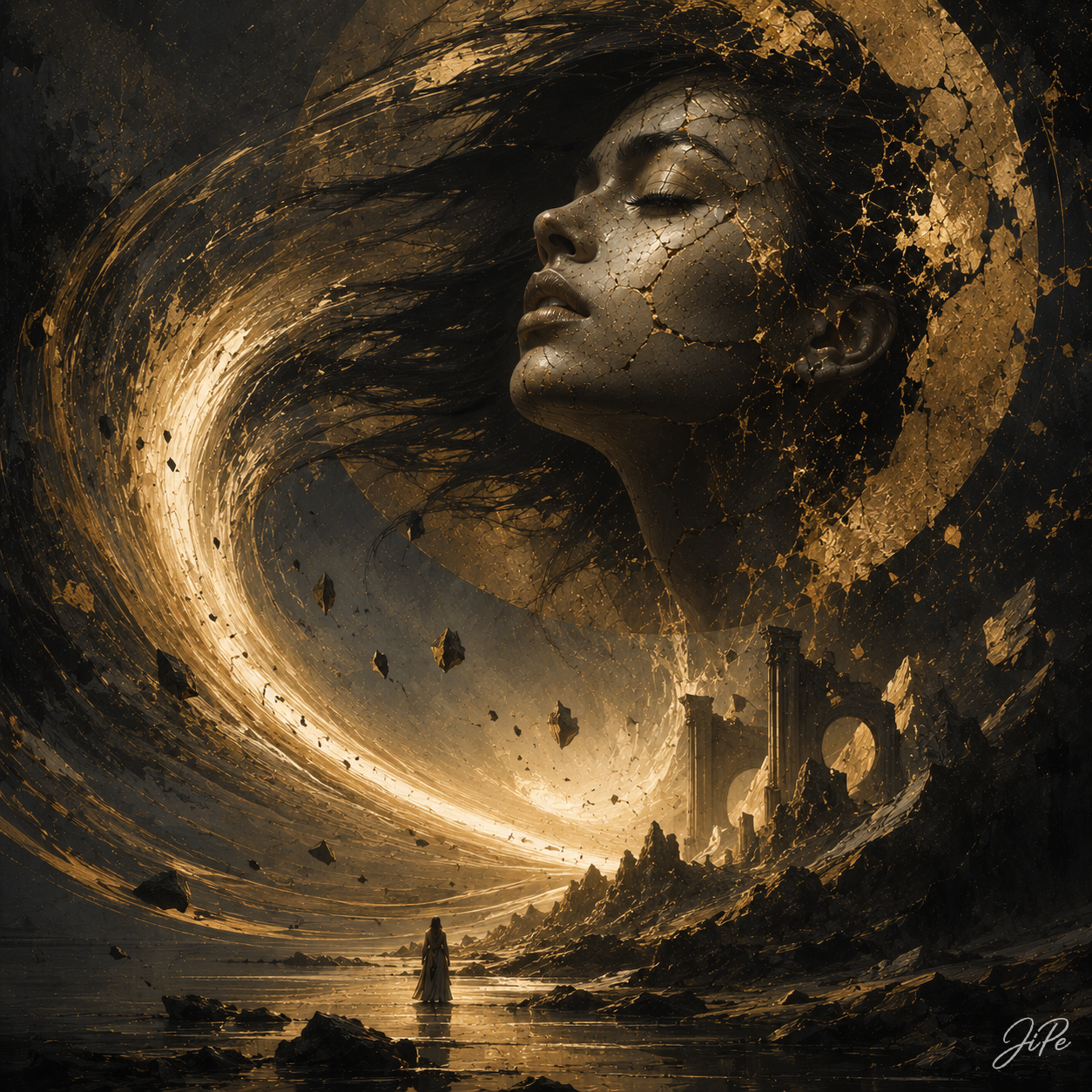 When the Cosmos Remembered Her