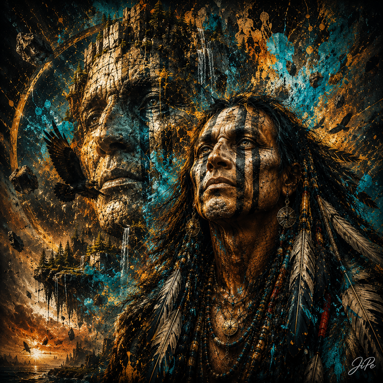 The Storm Beside the Lost Face