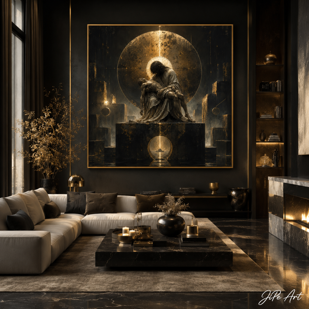 The Weight of Redemption - Interior Art Mockup