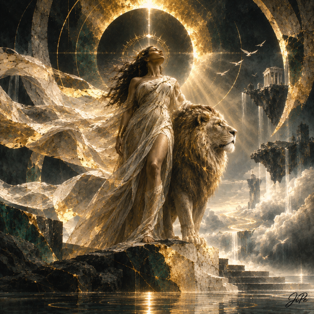 Where Eternity Stood Beside Her