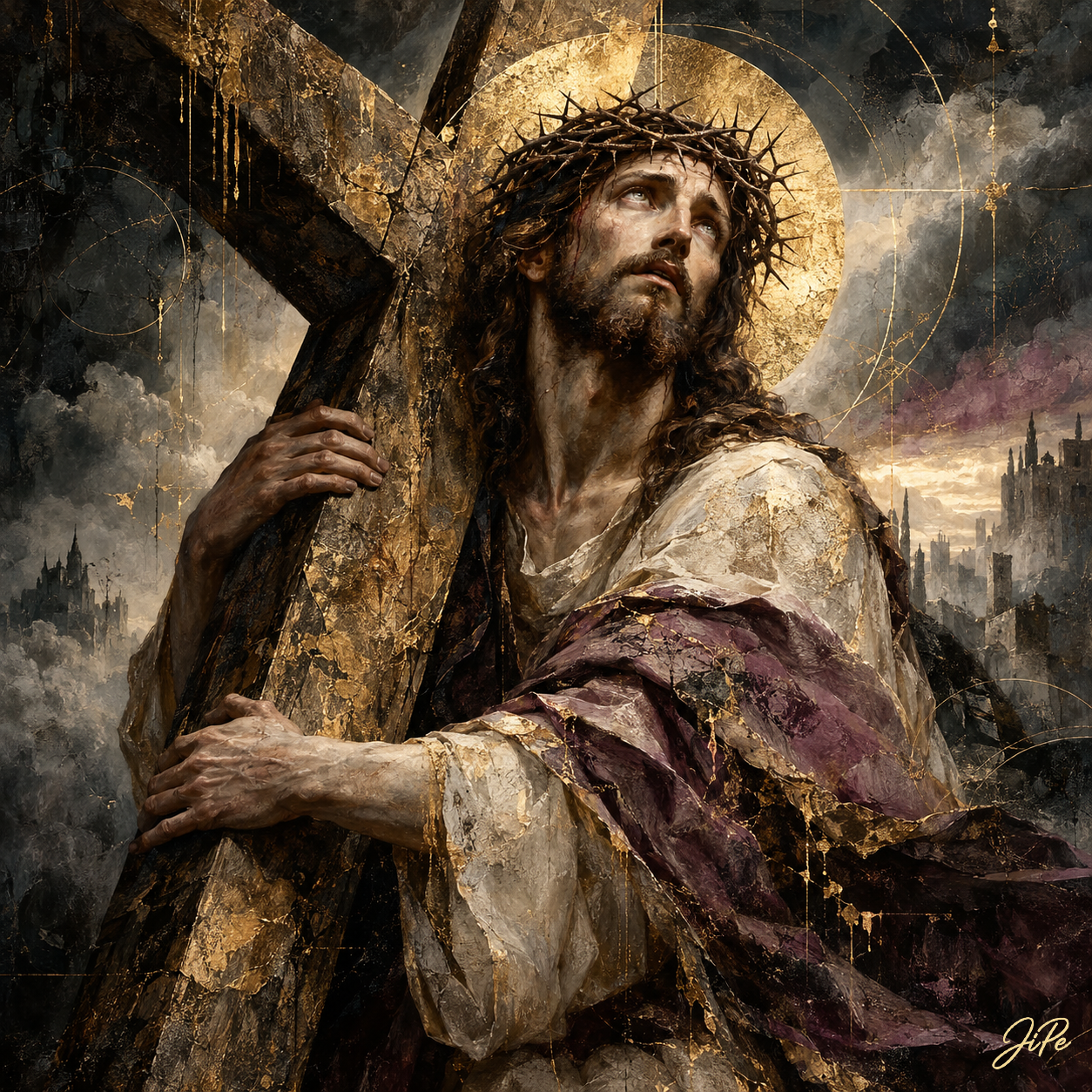 Christ Carrying the Cross (After El Greco)