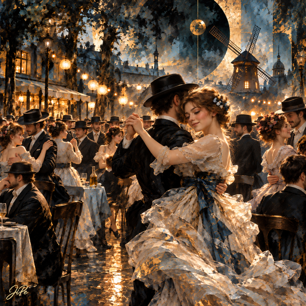 Dance at the Moulin de la Galette (After Pierre-Auguste Renoir)