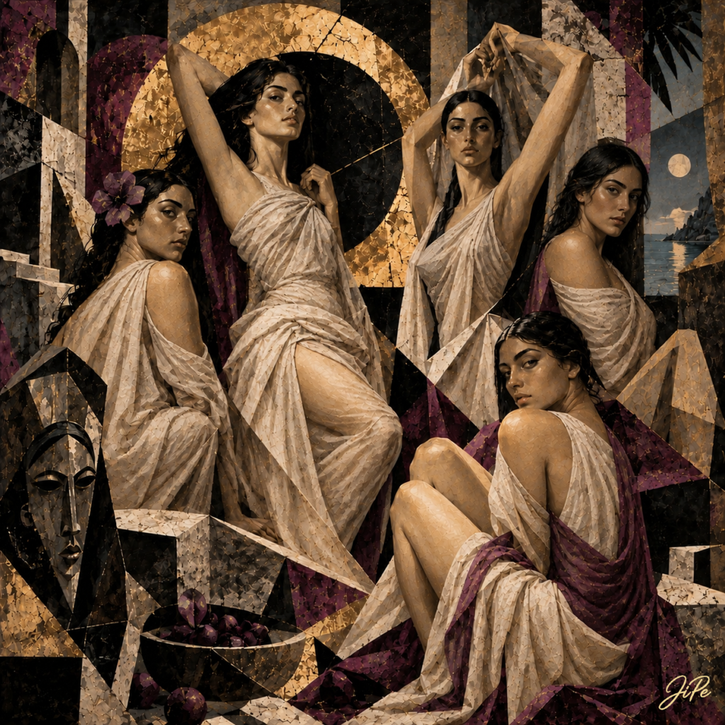 Les Demoiselles d’Avignon (After Pablo Picasso)