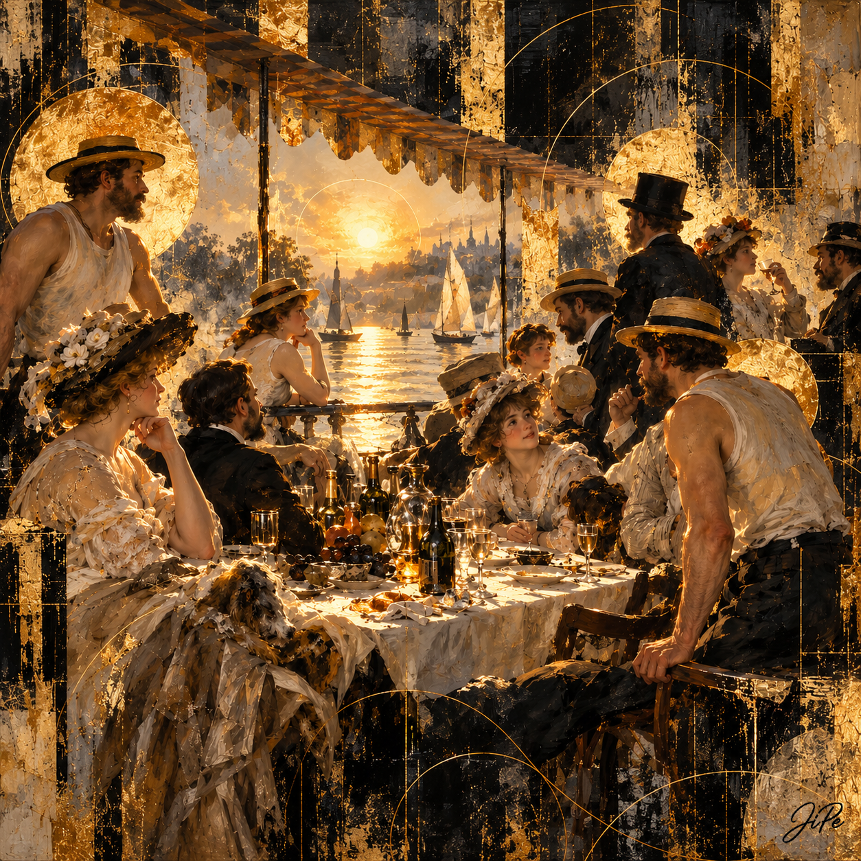 Luncheon of the Boating Party (After Auguste Renoir)