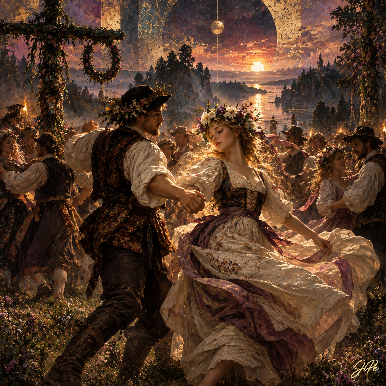 Midsummer Dance (After Anders Zorn)