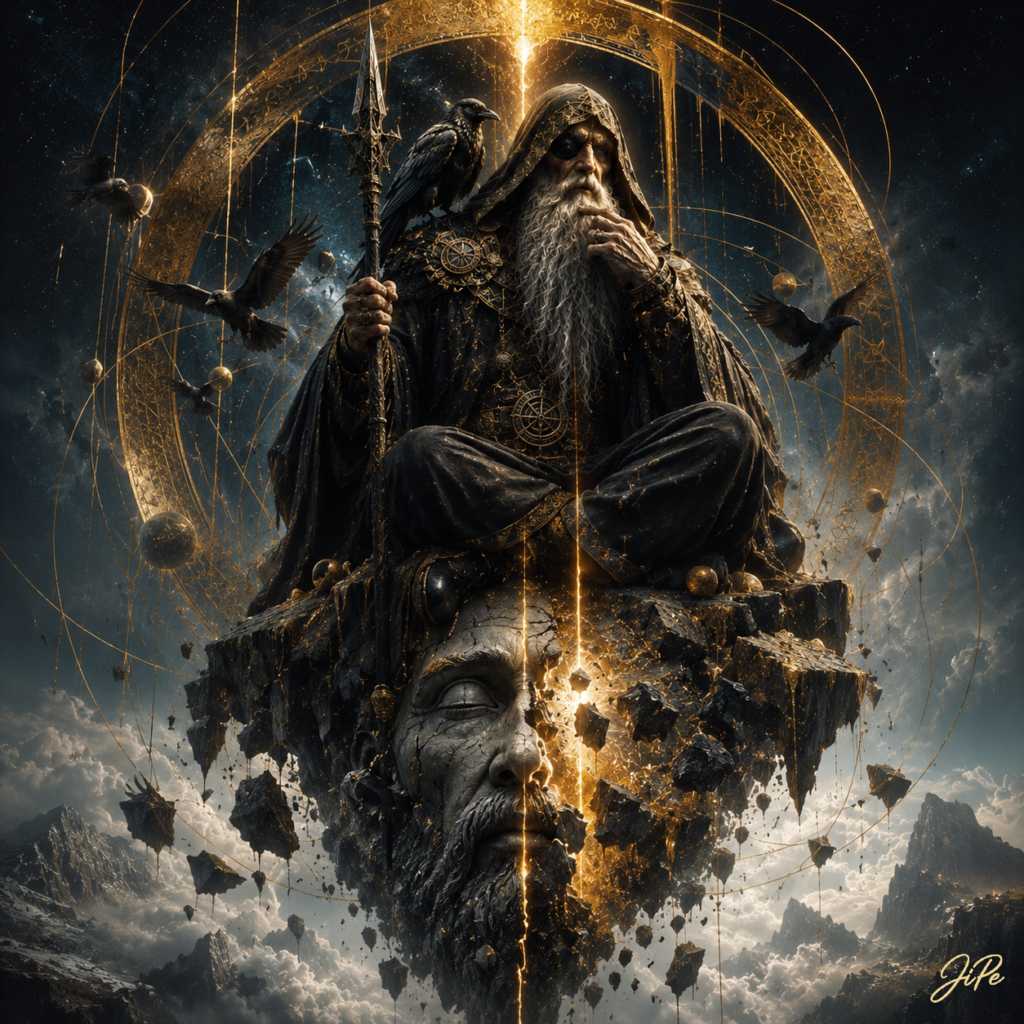 Odin Above the Shattered Mind