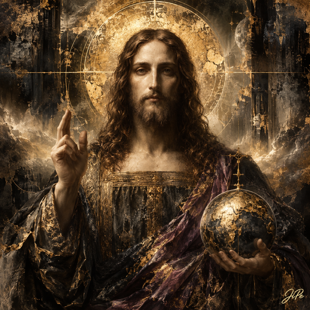 Salvator Mundi (After Leonardo da Vinci)