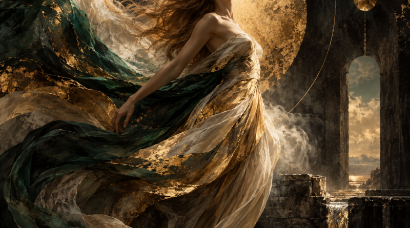 She Who Rises with the Golden Tide