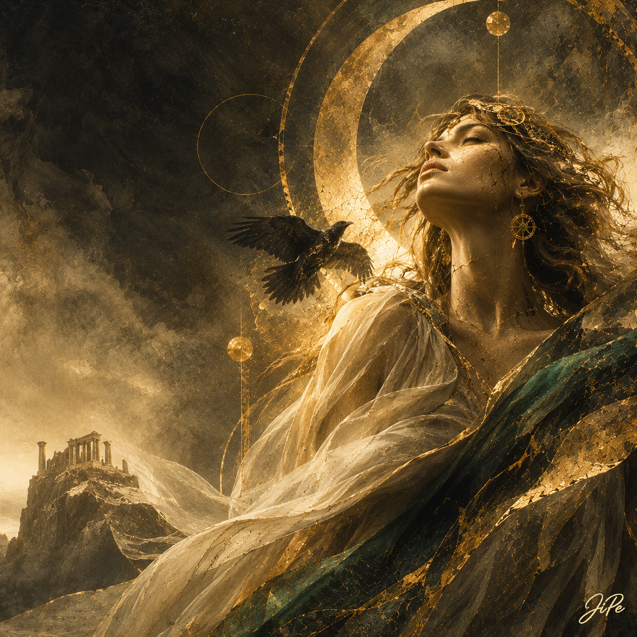 She Who Walks Beneath the Golden Moon