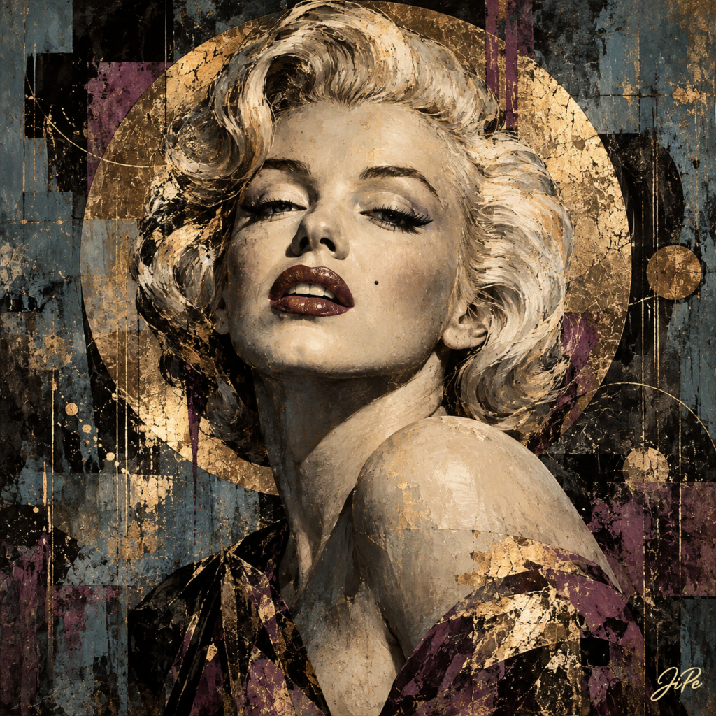 Shot Sage Blue Marilyn (After Andy Warhol)