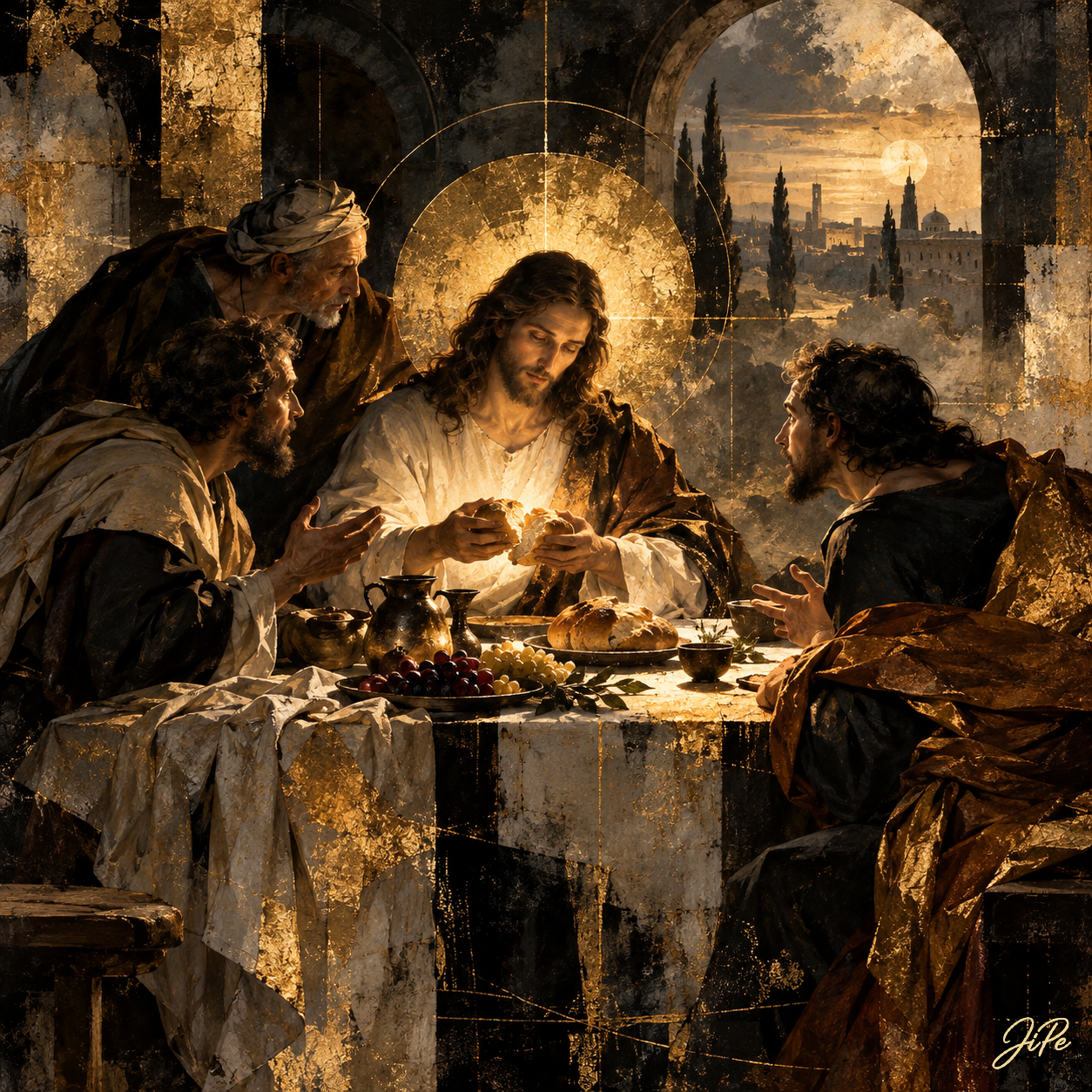 Supper at Emmaus (After Caravaggio)