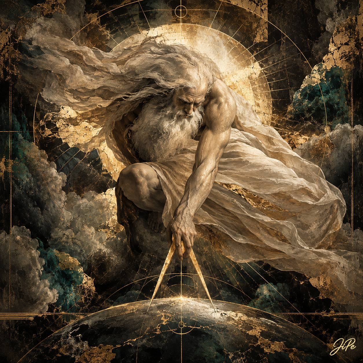 The Ancient of Days (After William Blake)