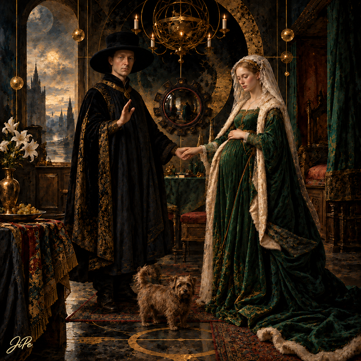 The Arnolfini Portrait (After Jan Van Eyck)