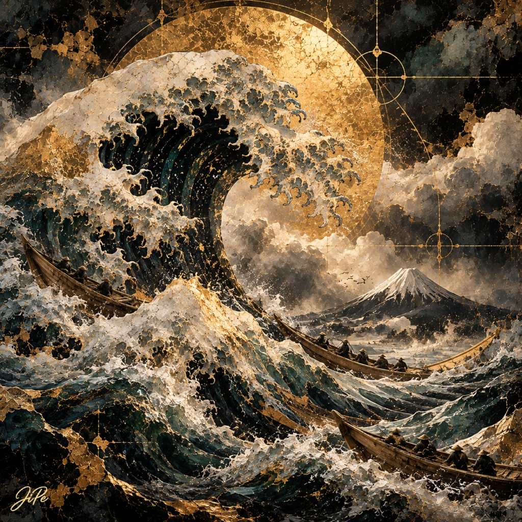 The Great Wave off Kanagawa (After Katsushika Hokusai)