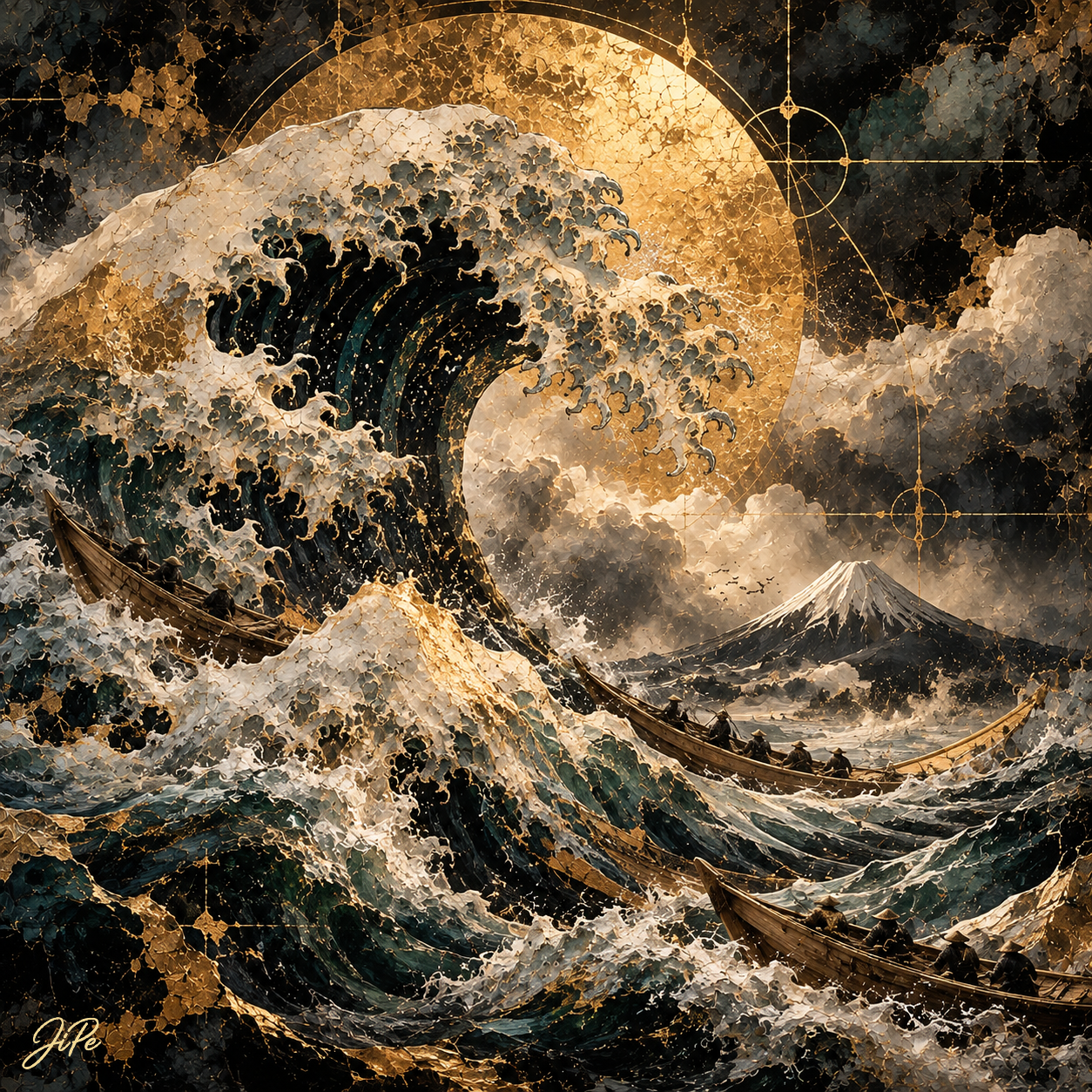 The Great Wave off Kanagawa (After Katsushika Hokusai)
