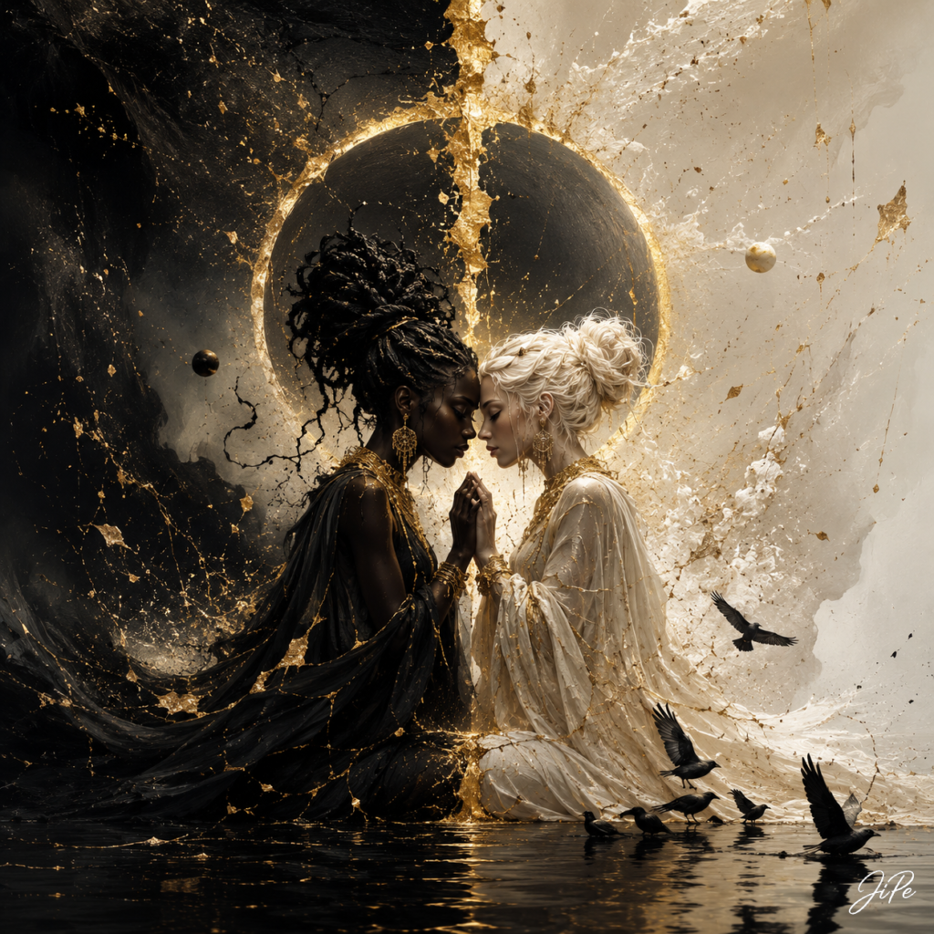 The Meeting of Light and Shadow