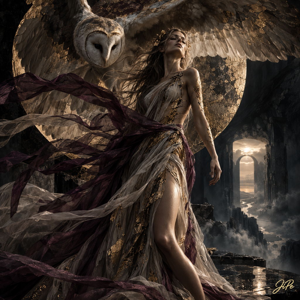 The Owl Beyond the Veil