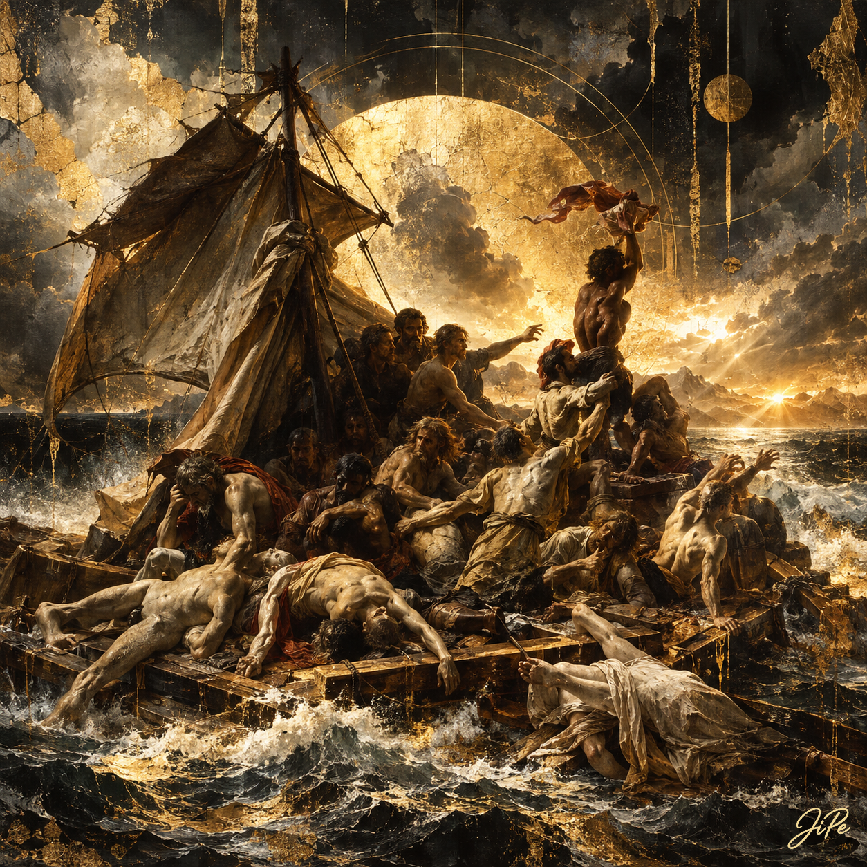 The Raft of the Medusa (After Théodore Géricault)