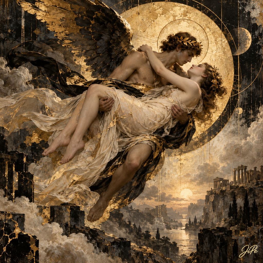 The Rapture of Psyche (After William-Adolphe Bouguereau)