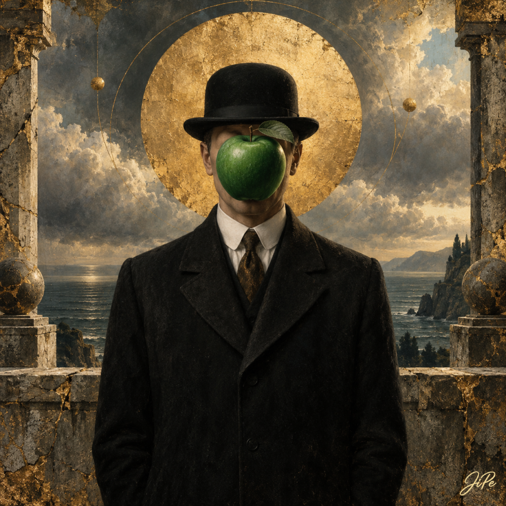 The Son of Man (After René Magritte)