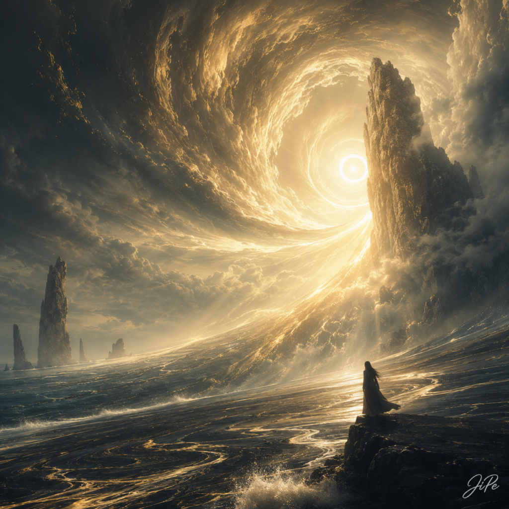 Vortex of Light and Storm
