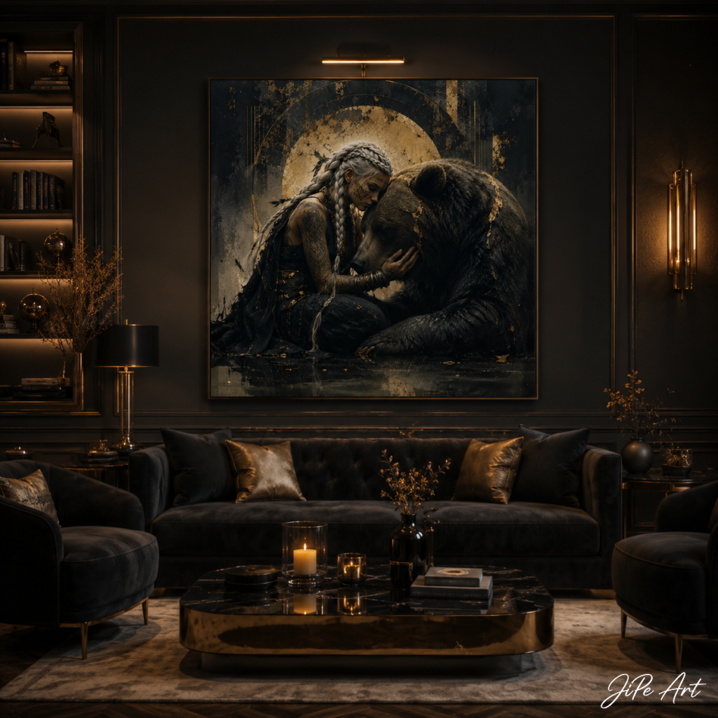Where Strength Finds Peace - Interior Art Mockup