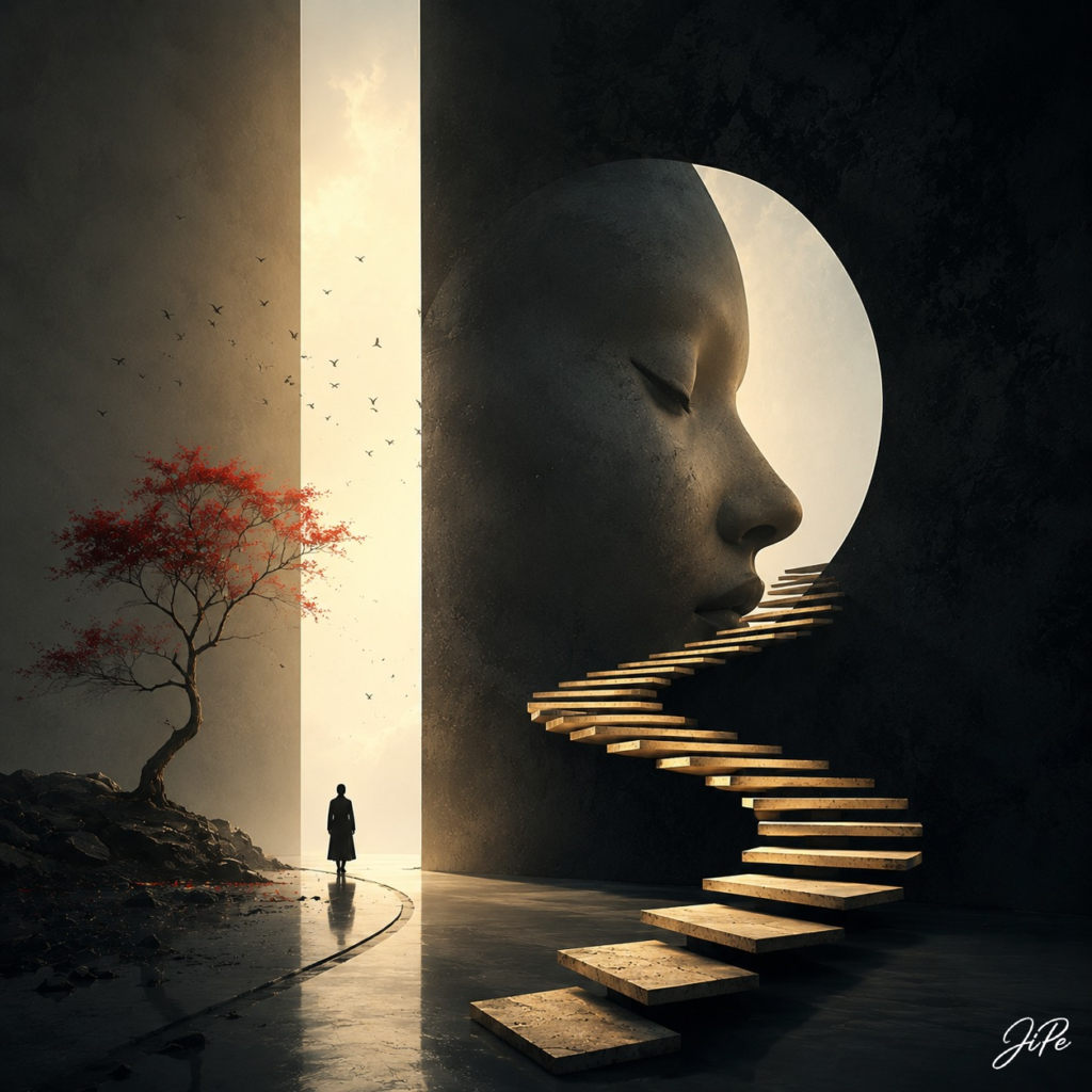 Where the Mind Builds Its Stairway
