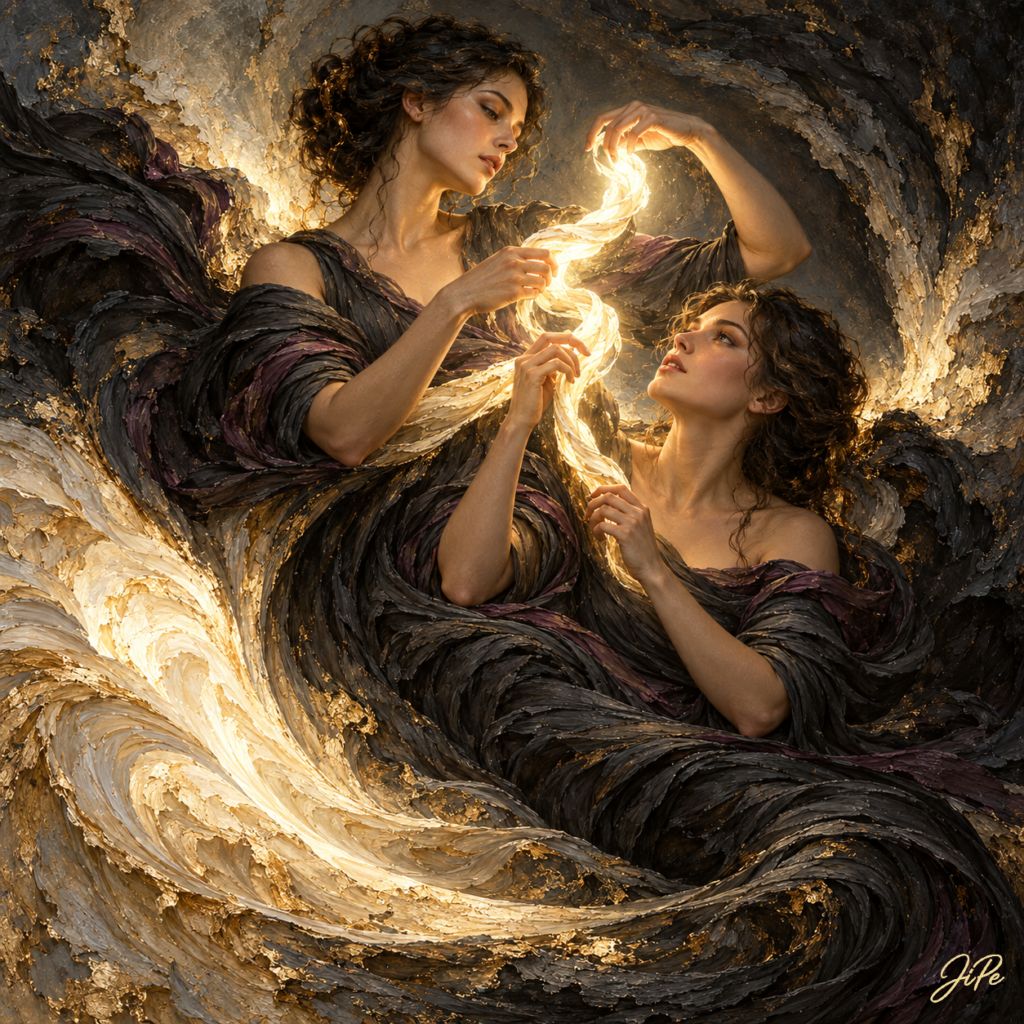 Spinning Light from Darkness