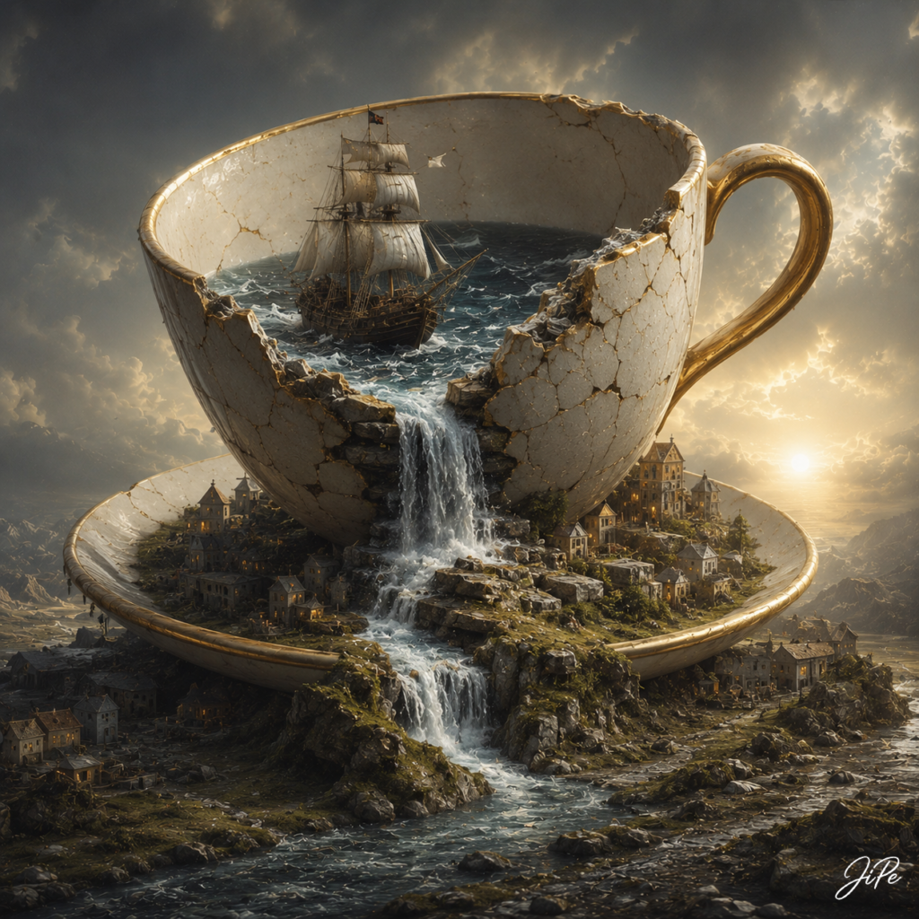 The Ocean That Remembered the Cup