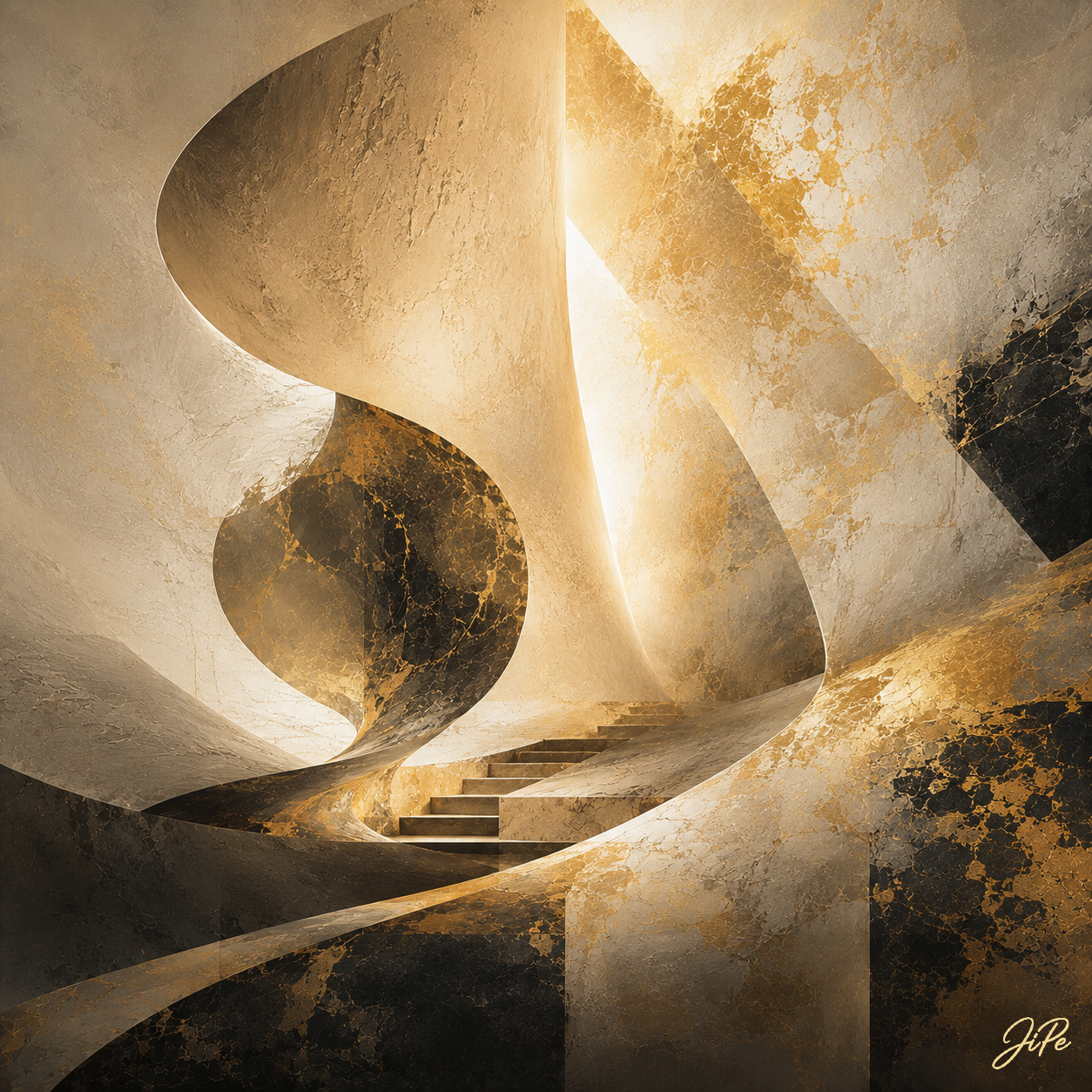 The Stairway Within the Infinite